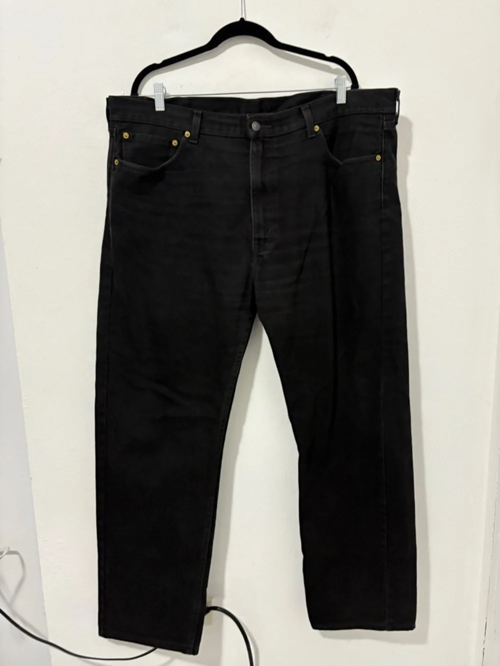 Levi's 501 Black Jeans Men's Size 42 x 32